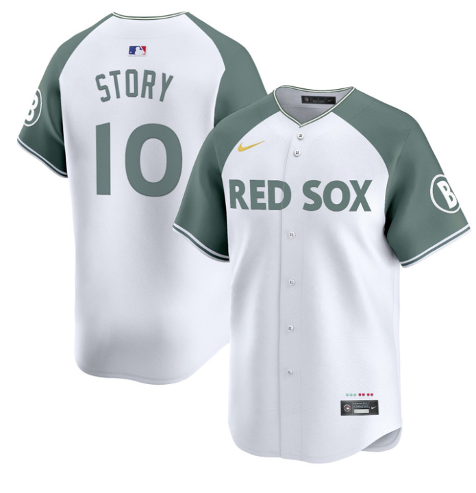 Trevor Story Jersey #10 Boston Red Sox 2025 City Connect Vapor Premier Limited Stitched