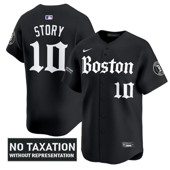 Trevor Story Jersey #10 Boston Red Sox Retro Newspaper Edition Vapor Premier Limited Stitched