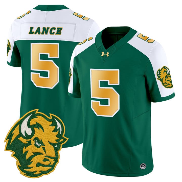 Trey Lance Jersey #5 North Dakota State Bison Limited Stitched