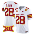 Troy Davis Jersey #28 Iowa State Cyclones 2025 Limited Stitched White
