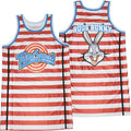 Tunesquad Striped Bugs Bunney Movie Basketball Jersey