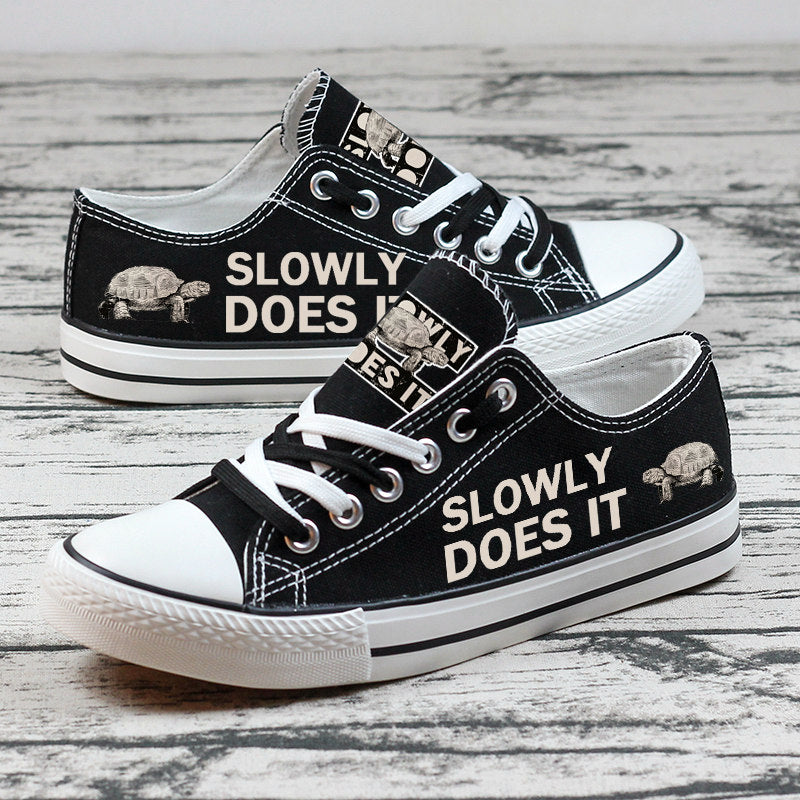 Turtle Canvas Sneakers Shoes For Men Women Fans