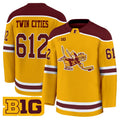 Twin Cities Jersey #612 Minnesota Golden Gophers 2025-26 Stitched Gold