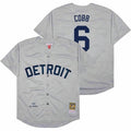 Ty Cobb Jersey #6 Detroit Tigers Throwback Cooperstown Stitched