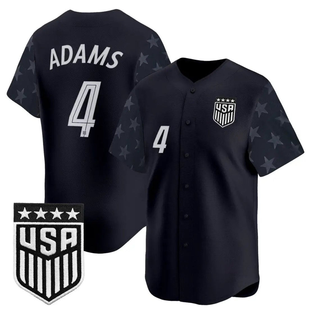 Tyler Adams Jersey #4 USMNT 2026 World Cup Vapor Baseball Stitched