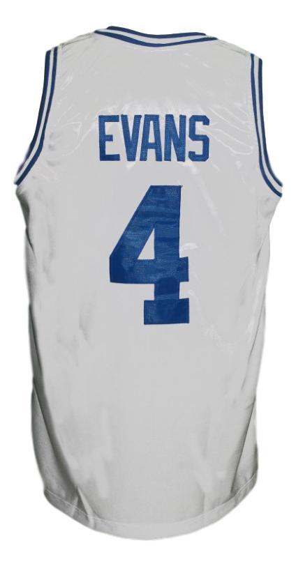 Tyrone Evans Jersey #4 Julia Richman HS Basketball Sewn White