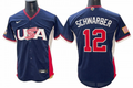 USA Baseball #12 Kyle Schwarber 2026 World Baseball Jersey