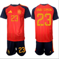 Unai Simón Jersey #23 Spain Team 2025-26 Red Home Soccer Suit