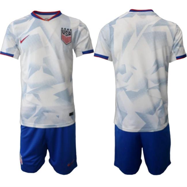 United States Custom White 2026 World Cup Home Soccer Jersey Suit