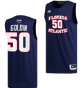 Vladislav Goldin Jersey #50 FAU Owls College Basketball Replica Navy