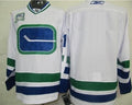 Vancouver Canucks Customized White Third Jersey Premium Stitched