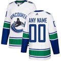 Vancouver Canucks NHL White Customized Jersey Premium Stitched