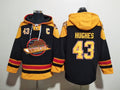 Vancouver Canucks #43 Quinn Hughes Pullover Hoodie Black