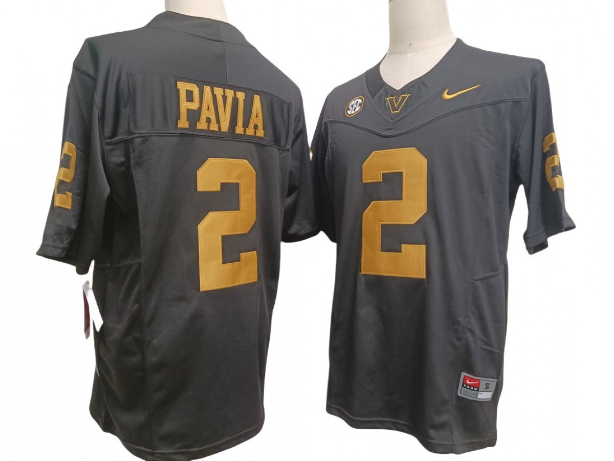 Vanderbilt Commodores #2 Diego Pavia Vapor F.U.S.E. Limited Jersey Stitched
