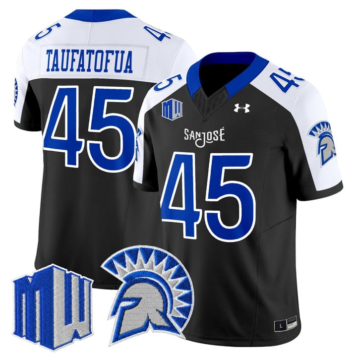 Vili Taufatofua Jersey #45 San José State Spartans 2025 Limited Stitched