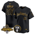 Vin Scully Jersey #67 Dodgers 2025 LA Gothic Style Stitched