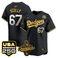 Vin Scully Jersey #67 Dodgers 2025 World Series Champions 250 USA Stitched