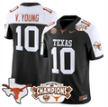 Vince Young Jersey #10 Texas 2025 State Map Citrus Bowl Champions Stiched