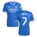 Vini Jr #7 Real Madrid 2025-26 Third Match Jersey – Blue