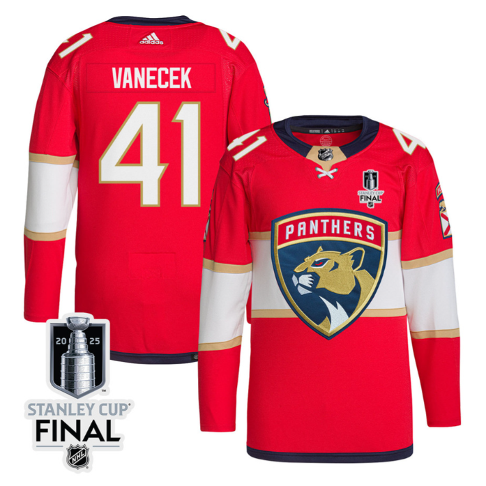 Vitek Vanecek 41 Florida Panthers 2025 Breakaway Player Men Jersey