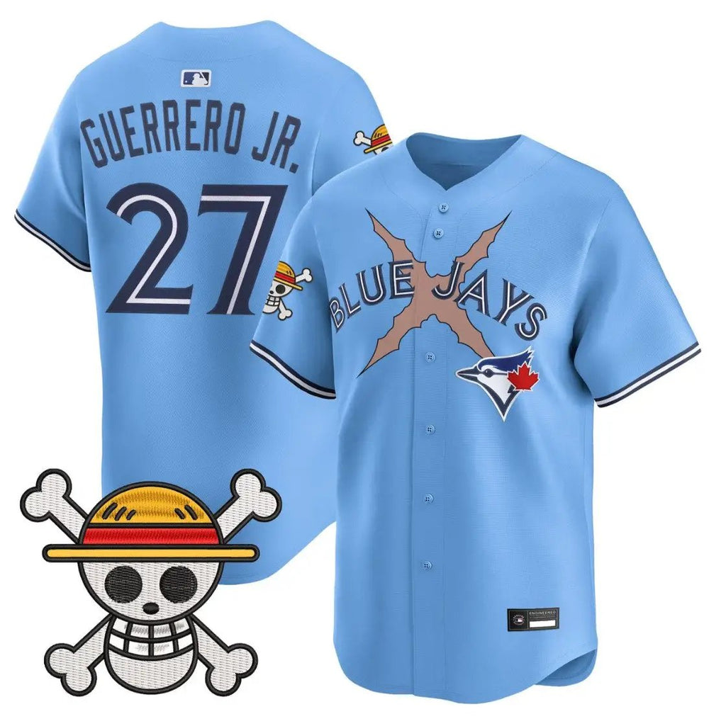 Zoro Jersey #2 Blue Jays One Piece Vapor Premier Limited Premier Stitched