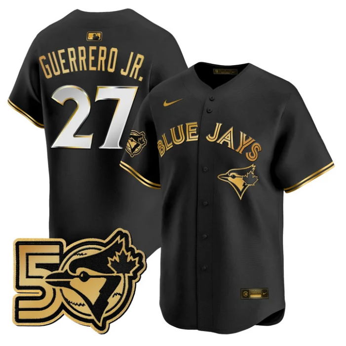 Vladimir Guerrero Jr Jersey #27 Toronto Blue Jays 50 Seasons Stitched