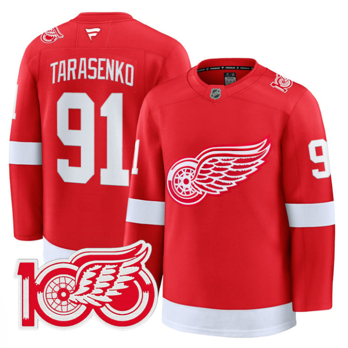 Vladimir Tarasenko Jersey #91 Detroit Red Wings 100th Anniversary