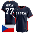 Vojtěch Menšík Jersey #77 Team Czechia 2026 World Baseball Stitched