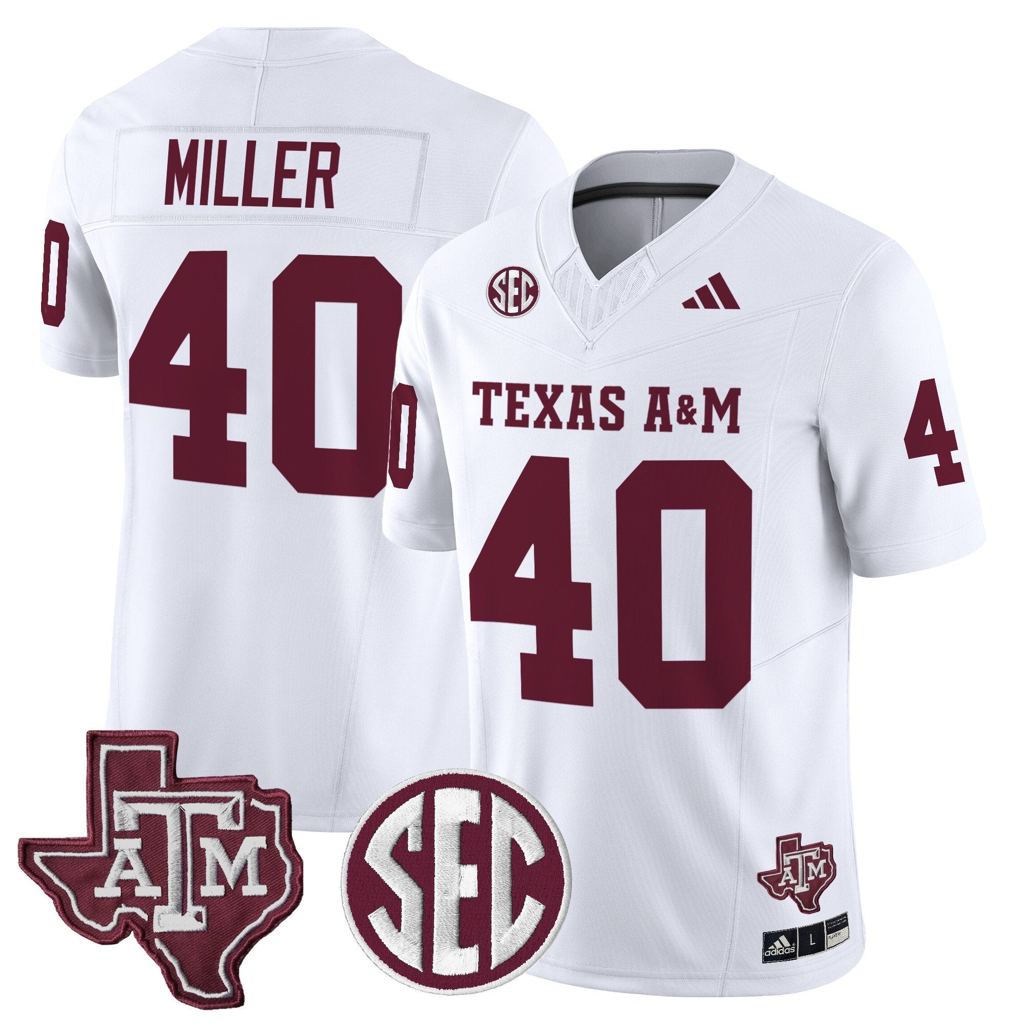 Von Miller Jersey #40 Texas A&M Aggies 2025 Vapor Stitched