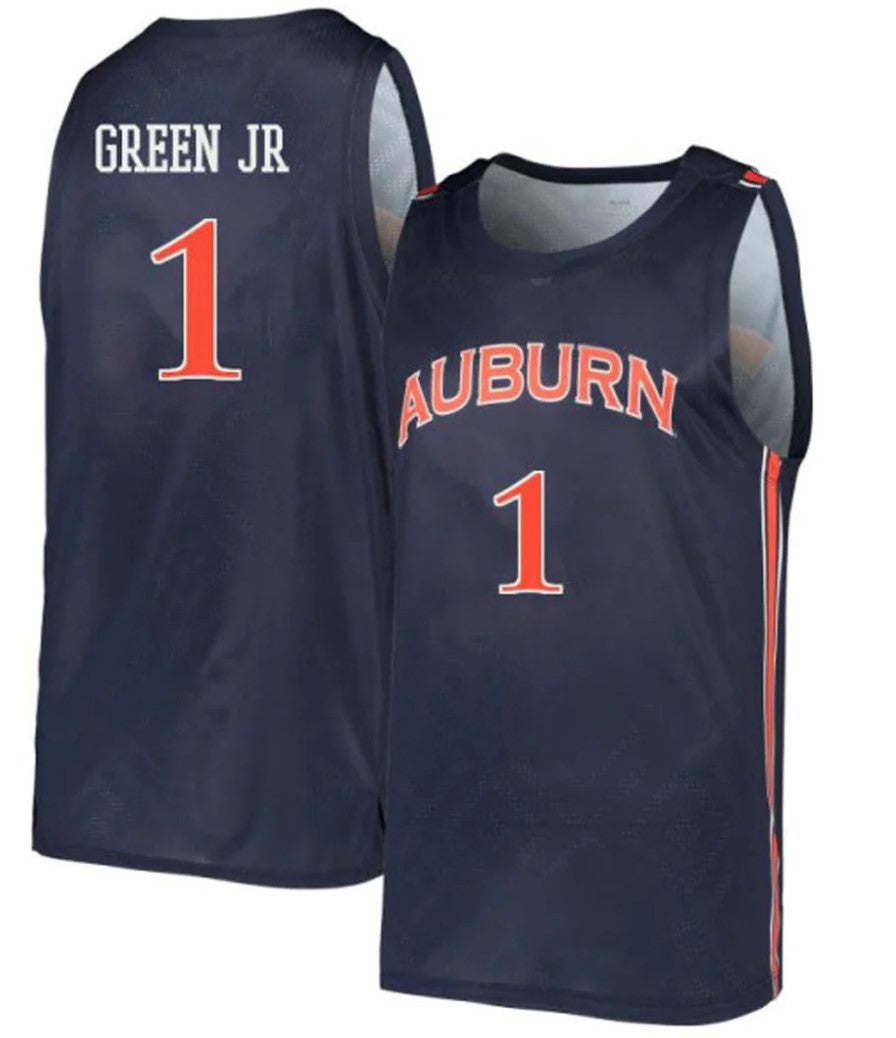 Wendell Green Jr Jersey Auburn Tigers College Basketball #1