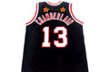 Wilt Chamberlain Jersey #13 Harlem Globetrotters Basketball Black
