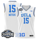 Women's Ann Meyers Jersey #15 UCLA Bruins 2025 Champions Basketball White