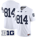 WHITEOUT Jersey #814 No Name Penn State Nittany Lions 2025 Stitched
