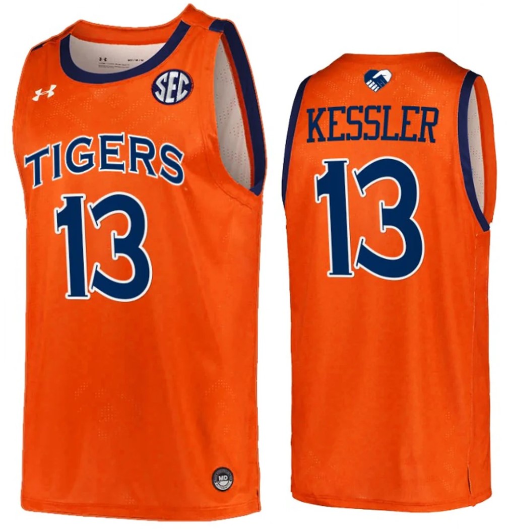Walker Kessler Jersey Auburn Tigers College Basketball #13
