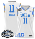 Women's Gabriela Jaquez Jersey #11 UCLA Bruins 2025 Champions Basketball White