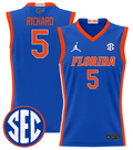 Will Richard Jersey #5 Florida Gators 2024 Lightweight Basketball Royal