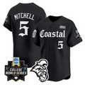 Walker Mitchell Jersey #5 Coastal Carolina 2025 World Series Gothic