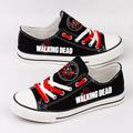 Walking Dead Low Top Canvas Sport Sneakers Shoes For Men Women Fans