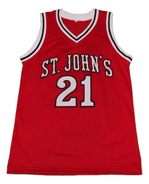 Walter Berry Jersey #21 St John's Basketball Sewn Red (Copy)