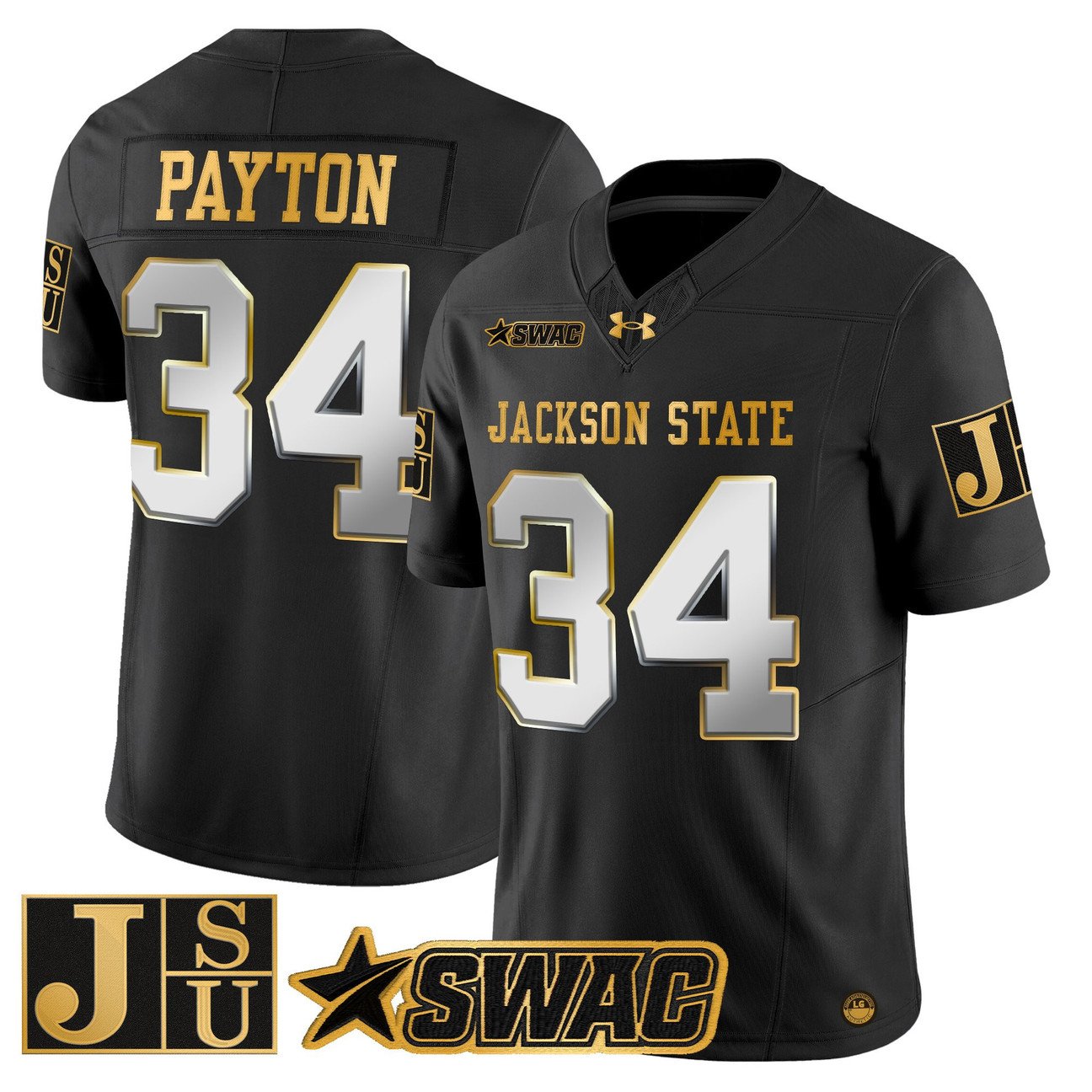 Walter Payton Jersey #34 Jackson State Tigers 2025 Vapor Stitched