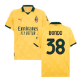 Warren Bondo #38 AC Milan 2025-26 Third Men Jersey – Yellow