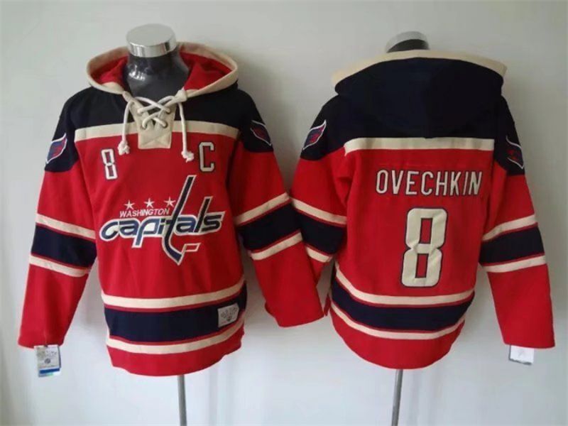 Washington Capitals #8 Alex Ovechkin Pullover Hoodie