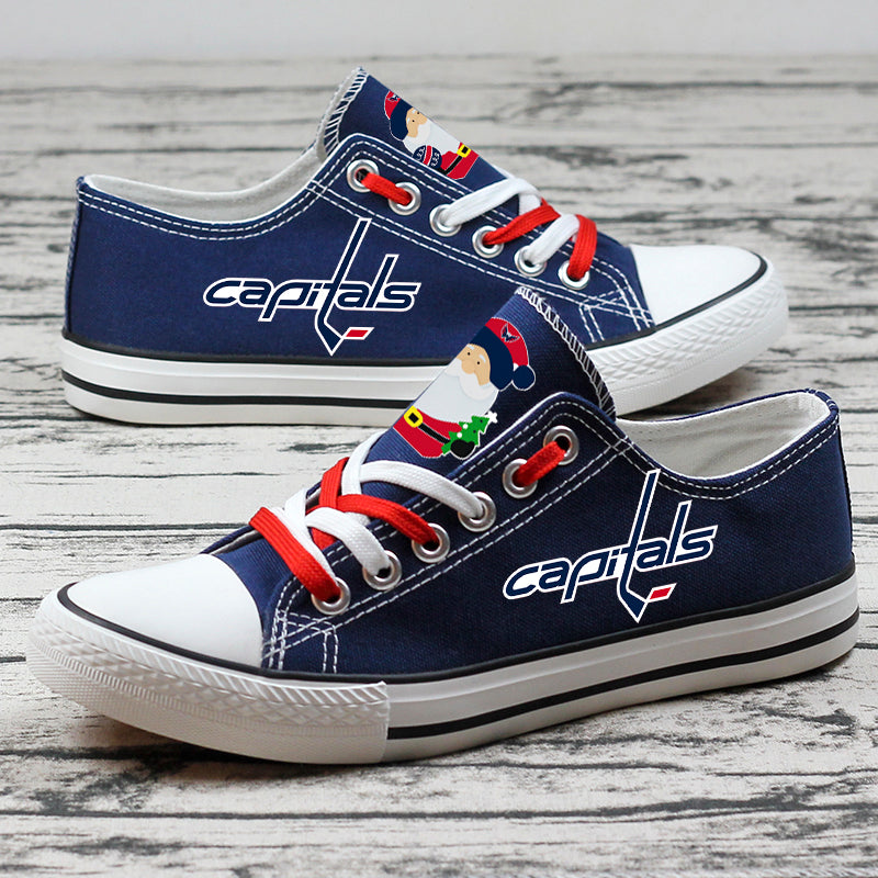 Washington Capitals Low Top Canvas Sport Sneakers Shoes For Men Women Fans