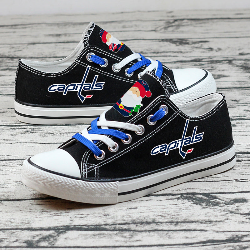 Washington Capitals Low Top Canvas Sport Sneakers Shoes For Men Women Fans