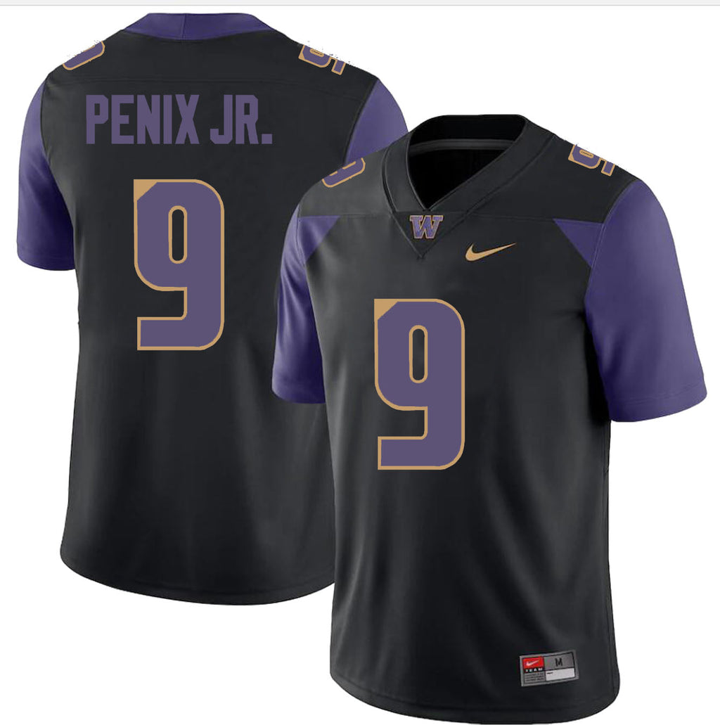 Washington Huskies Michael Penix Jr Jersey #9 College Football Premier Stitched