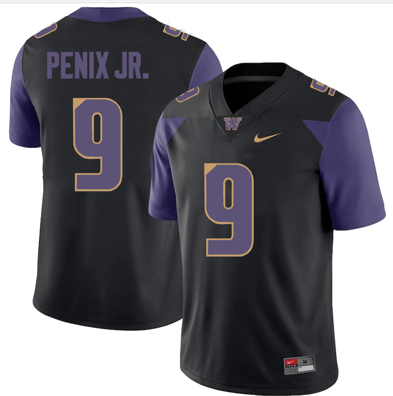 Washington Huskies Michael Penix Jr Jersey #9 College Football Premier Stitched