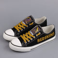 Washington Redskins Low Top Canvas Sport Sneakers Shoes For Men Women Fans