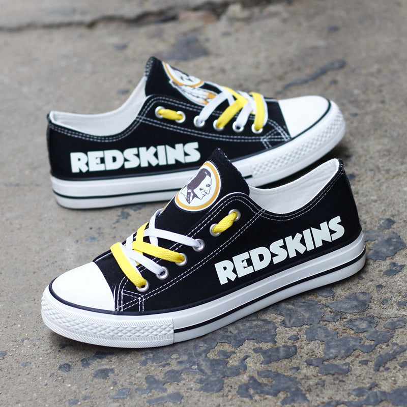 Washington Redskins Low Top Canvas Sport Sneakers Shoes For Men Women Fans