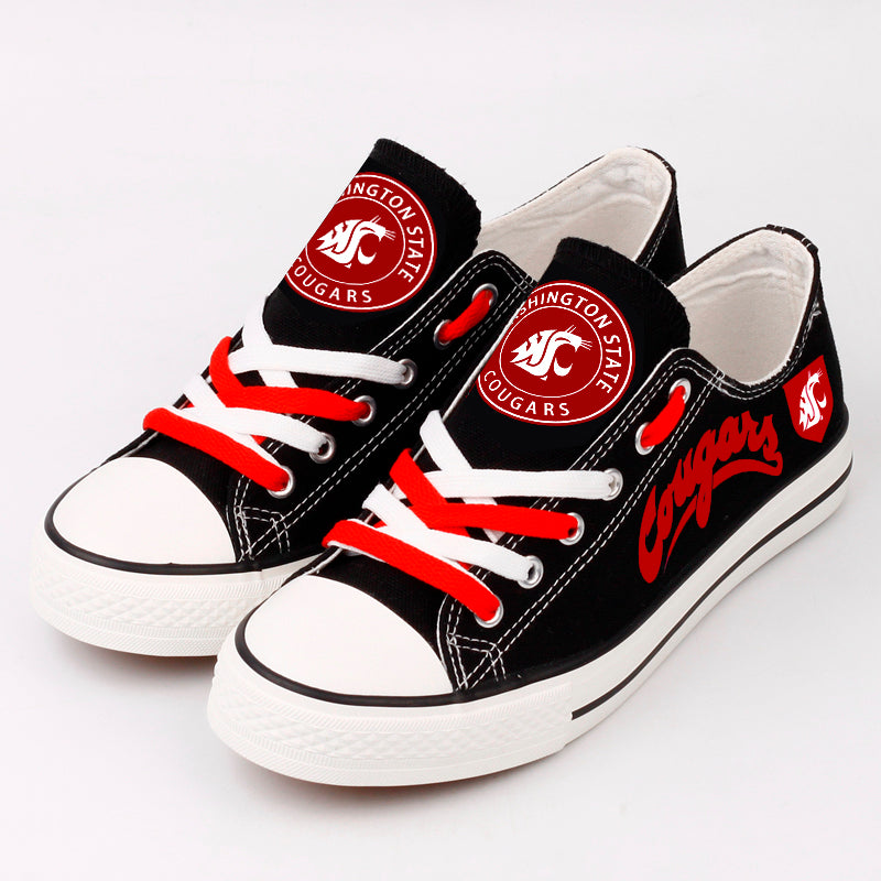 Washington State Cougars Sport Sneakers Shoes For Men Women Fans