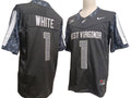 West Virginia Mountaineers #1 Jahiem White Vapor F.U.S.E. Limited Jersey